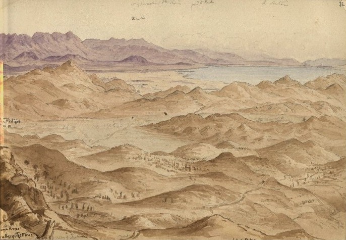 John Gardner Wilkinson, Južnodalmatinski pejzaž, 1848., Oxford, Bodleian Libraries